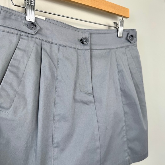 NWT Gap Grey Pleated Mini Skirt Women's Sz 6 - Picture 3 of 10